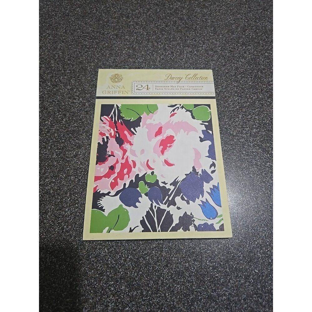 Anna Griffin Darcey Collection Designer Mat Cardstock 24 Sheets 5" X 7"